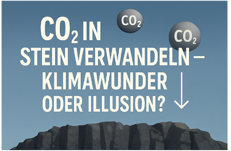 Klimaschutz: CO₂ in Stein verwandeln