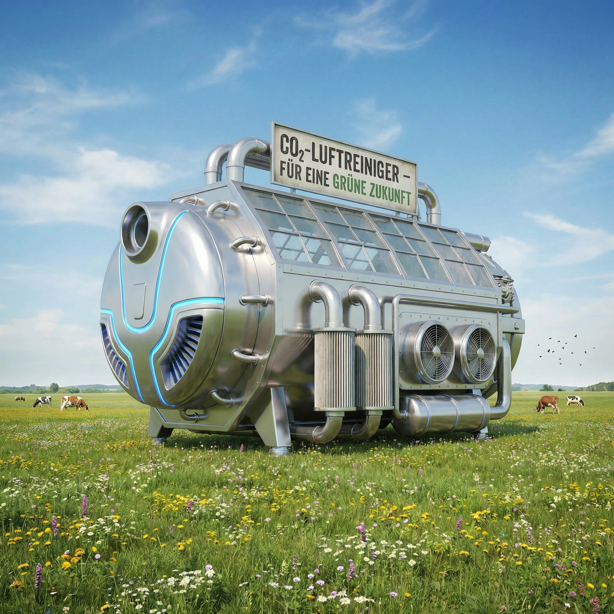 Der CO₂-Staubsauer von Climeworks